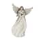 Winter Angel Figurine with Bird Accent Set